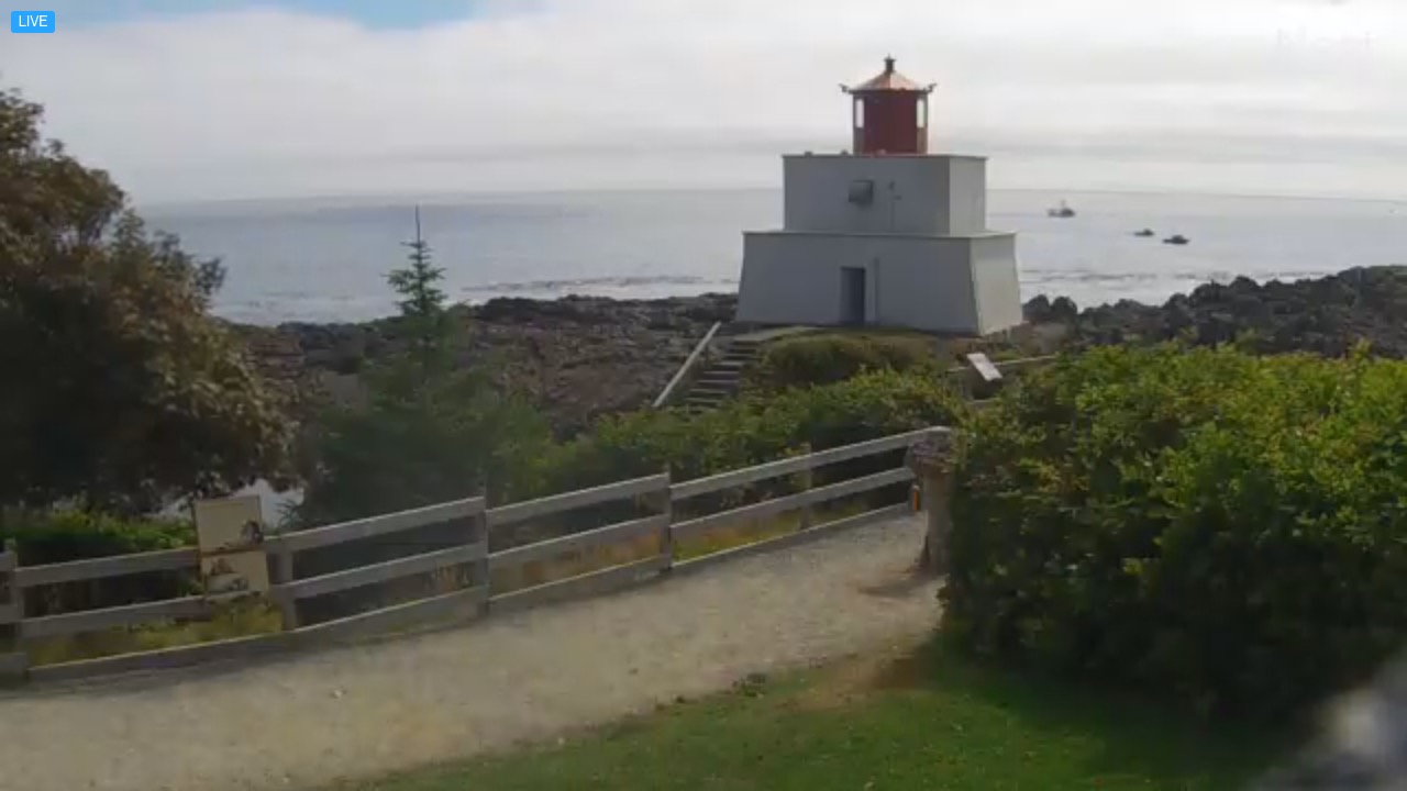 Amphitrite Lighthouse Live Cam – Ucluelet