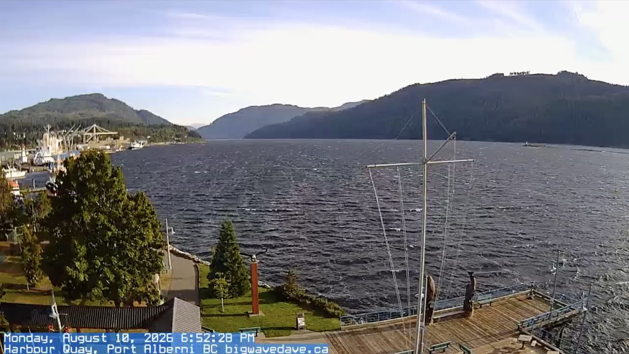 Port Alberni Harbour Quay Live Cam